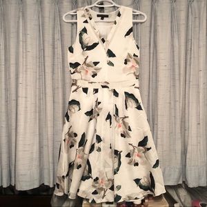 Banana republic silky midi dress